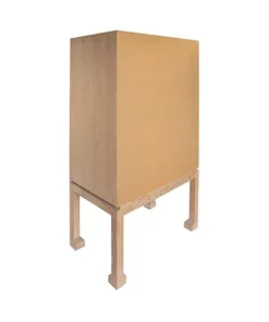 Worlds Away New Arrivals Guthrie Bar Cabinet Cerused Oak