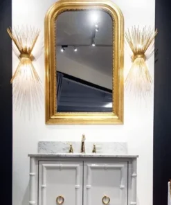 Worlds Away Cornell Wall Sconce Gold