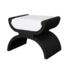 Worlds Away Janna Stool Espresso New Arrivals