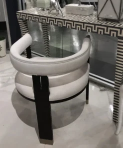 Worlds Away New Arrivals Jude Chair Dark Espresso Oak