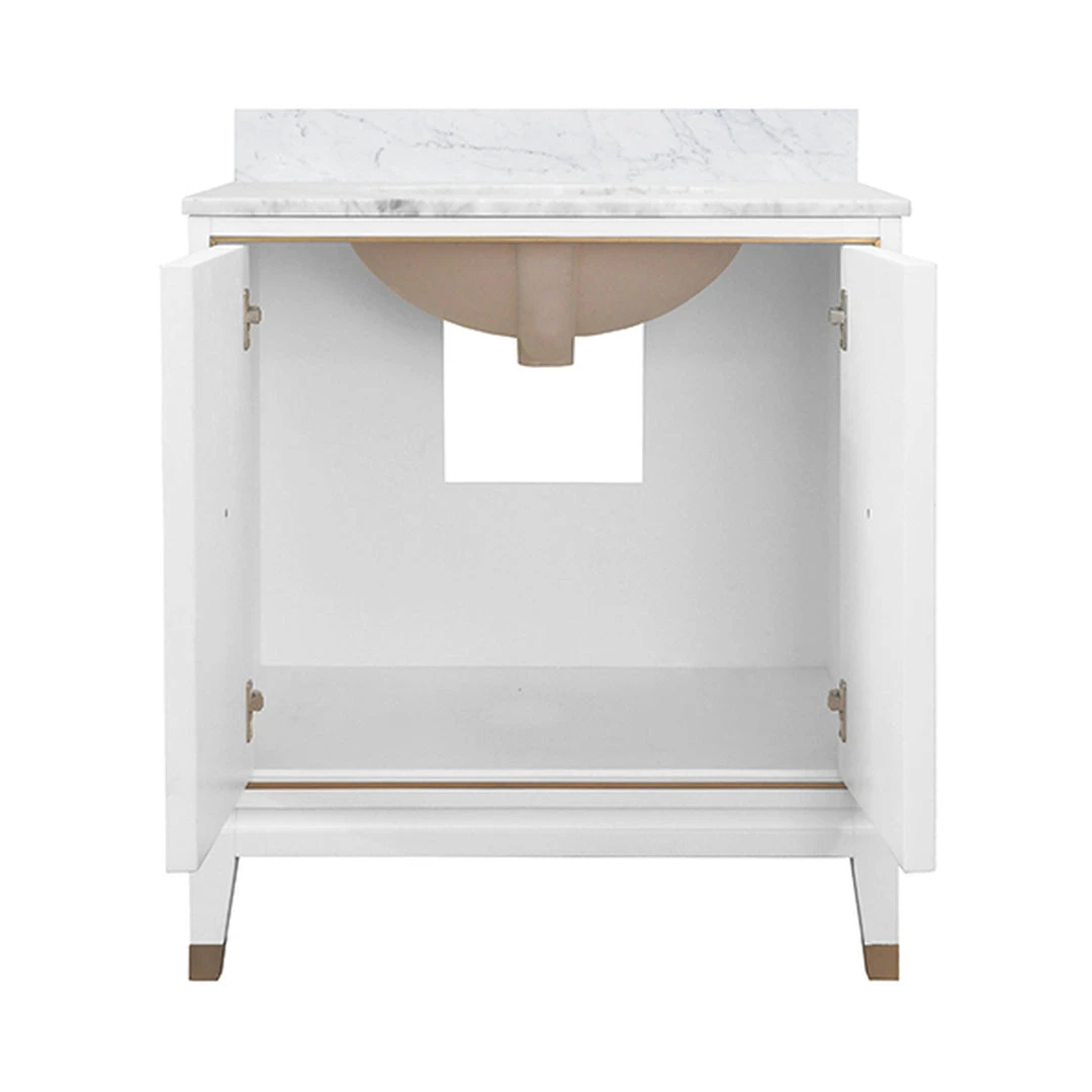 Worlds Away Larson Vanity White 4 Worlds Away Larson Vanity White