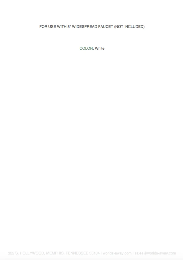 Worlds Away Larson Vanity White 8 Worlds Away Larson Vanity White