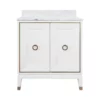 Worlds Away Larson Vanity White