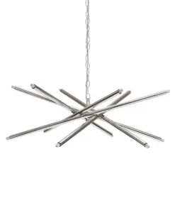 Worlds Away Luisa Chandelier Nickel