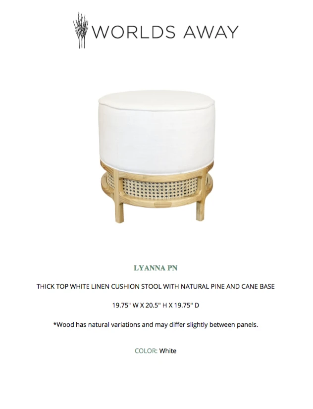 Worlds Away Lyanna Stool Pine And Cane New Arrivals 8 Worlds Away Lyanna Stool Pine And Cane New Arrivals
