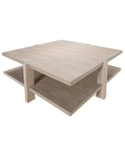 Worlds Away Medford Coffee Table Cerused Oak