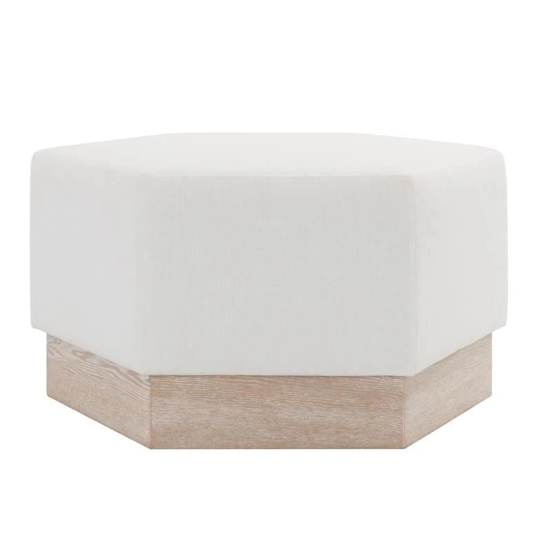 Worlds Away New Arrivals Myra Ottoman Cerused Oak White Linen 8 Worlds Away New Arrivals Myra Ottoman Cerused Oak White Linen