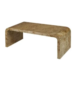Worlds Away New Arrivals Newbury Coffee Table Burl Wood