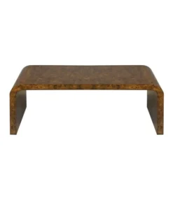 Worlds Away New Arrivals Newbury Coffee Table Dark Burl Wood