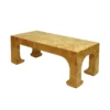 Worlds Away New Arrivals Nicola Coffee Table Burl Wood