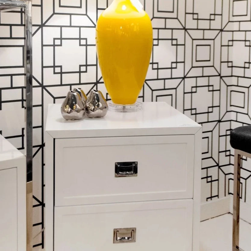 Worlds Away Oliver Side Table White 5 Worlds Away Oliver Side Table White