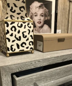 Worlds Away Renata Table Lamp Black Leopard New Arrivals