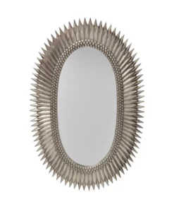 Worlds Away New Arrivals Rita Mirror Silver Leaf