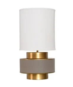 Worlds Away Sherwyn Lamp Gray Shagreen