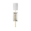 Worlds Away Virginia Wall Sconce Gold Leaf New Arrivals