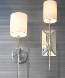 Worlds Away New Arrivals Virginia Wall Sconce Nickel
