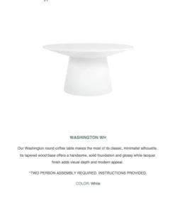 Worlds Away Washington Coffee Table Glossy White New Arrivals 11 Worlds Away Washington Coffee Table Glossy White New Arrivals