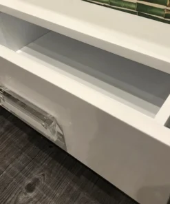 Worlds Away Winnie Side Table White Lacquer