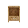 Worlds Away Winnie Side Table Burl Wood New Arrivals