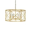 Worlds Away New Arrivals Zia Chandelier Gold Leaf