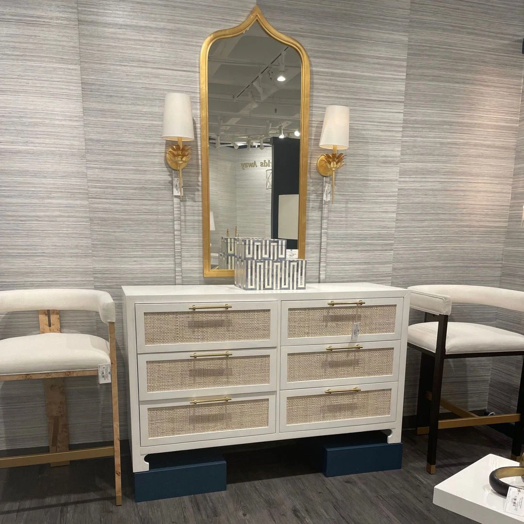 Worlds Away Carla Chest White 5 Worlds Away Carla Chest White